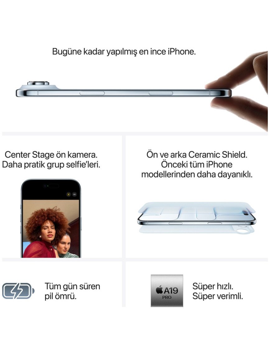 Apple iPhone Air 1 Tb Uçuk Altın Rengi
